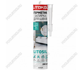 Силиконовый герметик LITOSIL (280 мл) белый