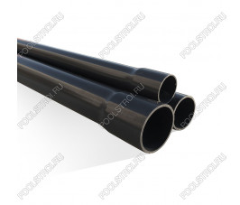 Труба Aquaviva ПВХ d200*4,9 PN 6 L-3 (штука) Труба Aquaviva ПВХ d200*4,9 PN 6 L-3 (штука)