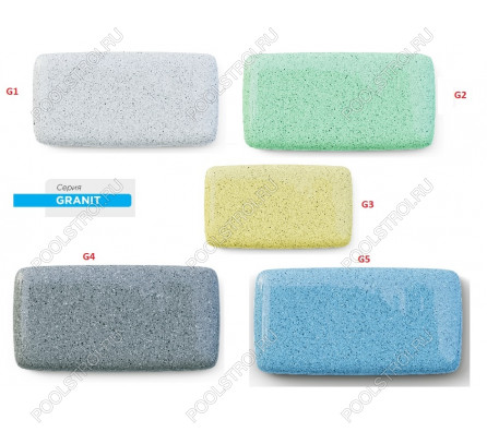 Композитный бассейн Атлантик PREMIUM (7.5х3.3х1.2/1.65м) цвет Granit